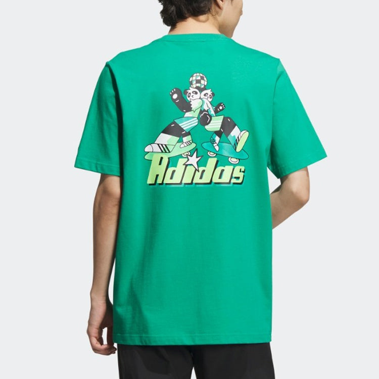 adidas CHINA GFX T-Shirts Asia Sizing 'Green' IP3963