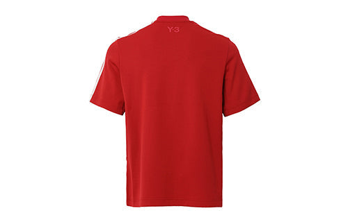 Men's Y-3 Round Neck Short Sleeve Red Y31D2T00240