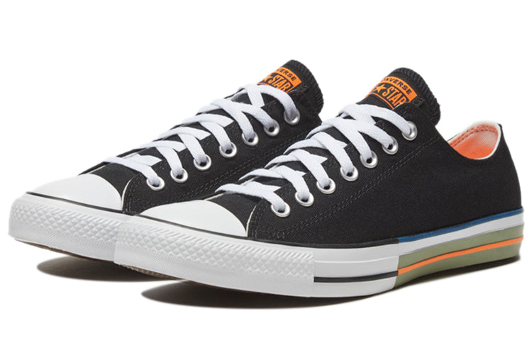Converse Color Chuck Taylor All Star Canvas Shoes Black/Orange 167636C
