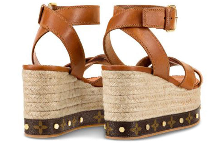(WMNS) LOUIS VUITTON LV Timelapse Wedge 'Brown' 1A4VXF