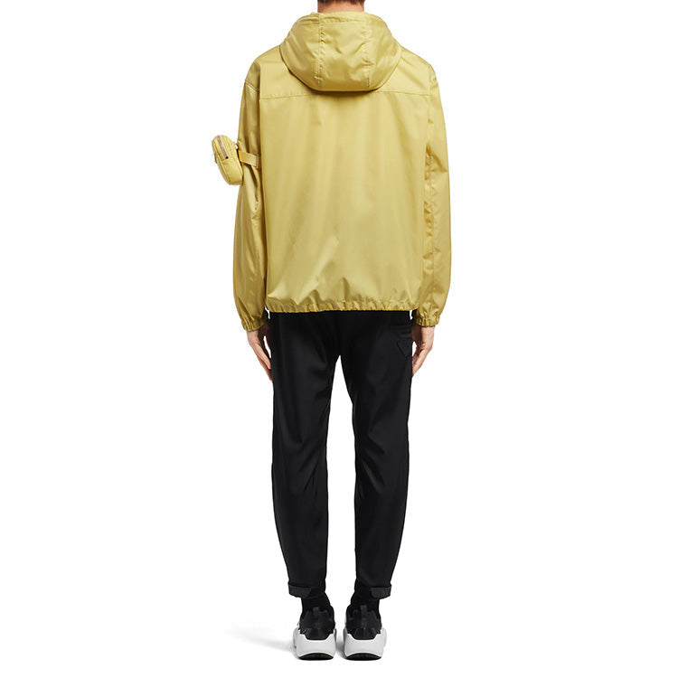 Men's PRADA Re-Nylon Jacket Yellow SGB740-1WQ8-F068X-S-202