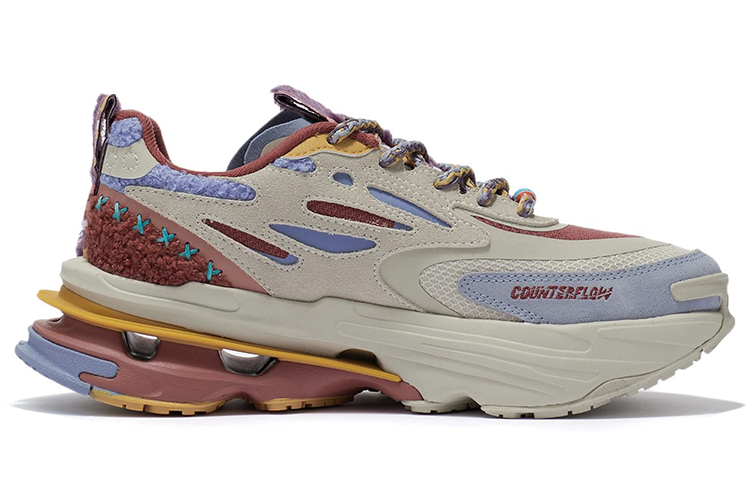 (WMNS) Li-Ning Countflow Wu Xing Xingshan 'Oatmeal Grey' AGLR308-1