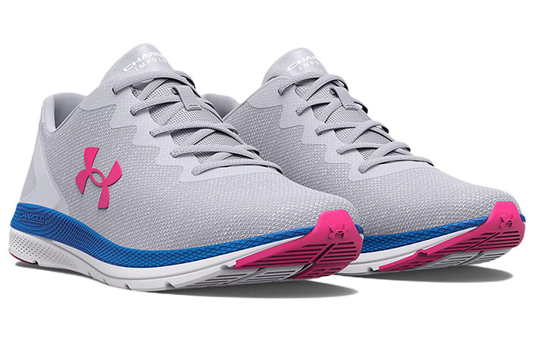 (WMNS) Under Armour Charged Impulse 2 Knit 'Mod Grey Victory Blue' 3024886-106