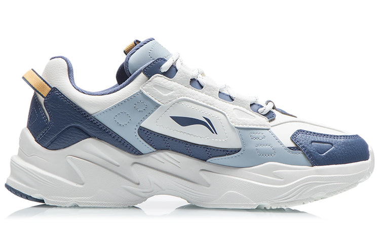 Li-Ning Retro Reflective Sneakers 'White Blue' AGCS417-3