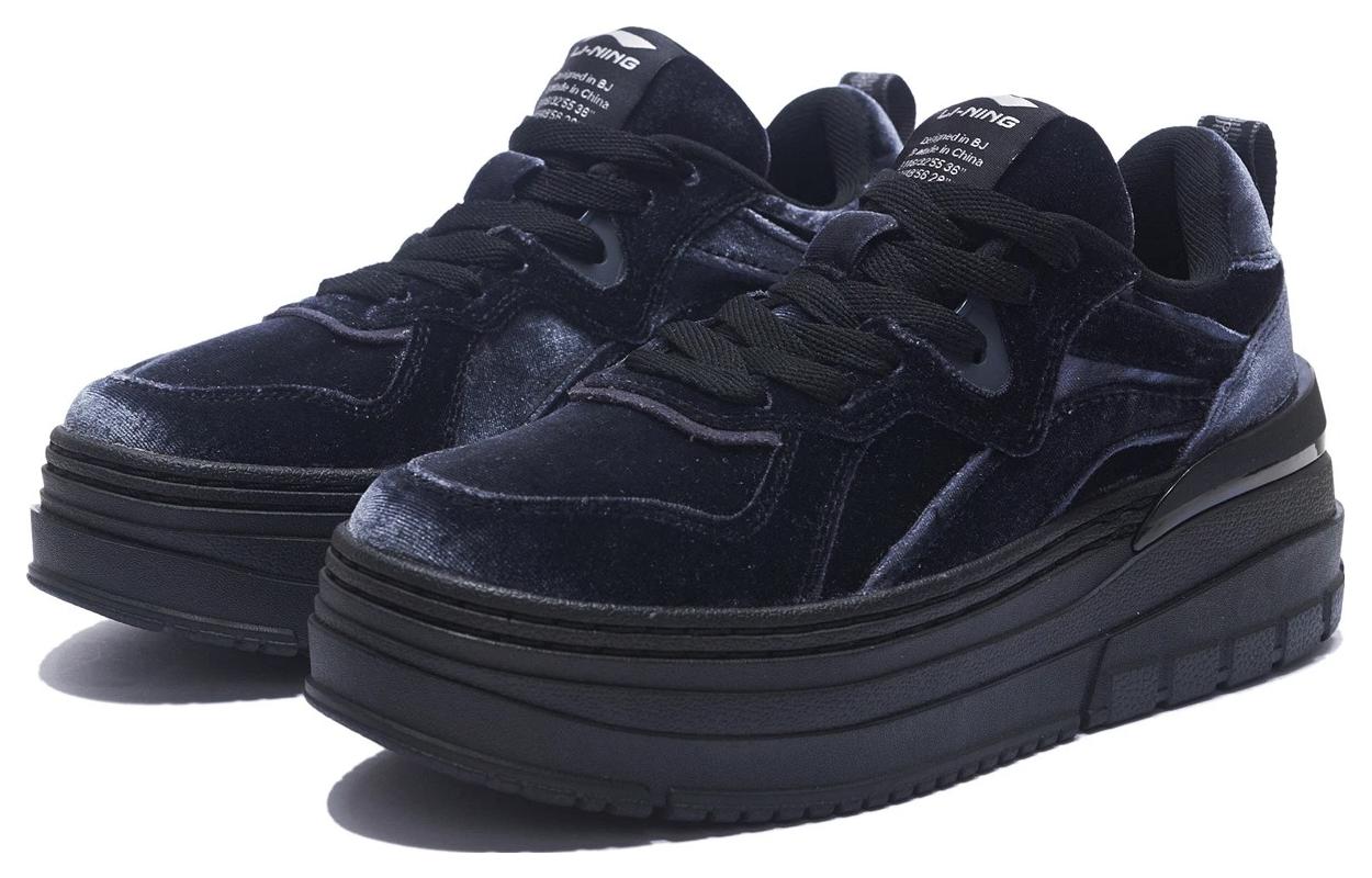 (WMNS) Li-Ning Platform High Top 'Black' AGCS302-3