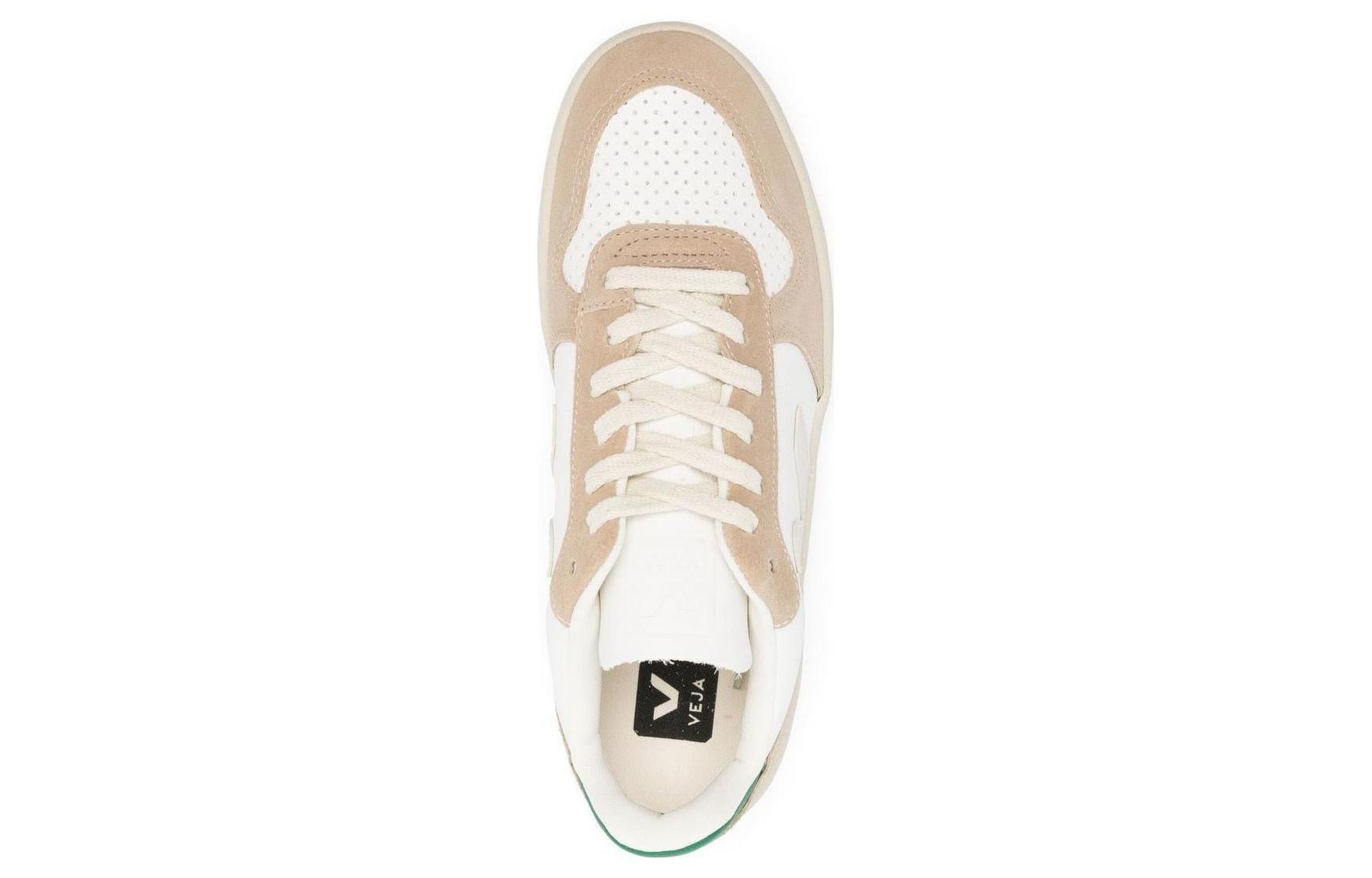 Veja V-10 Chromfree Low-Top Sneakers 'White Beige Green' VX0502961