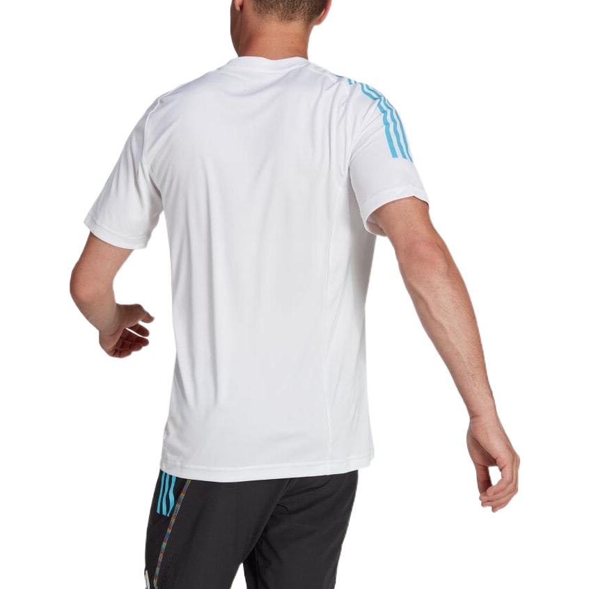 adidas Tiro 23 Pro Short Sleeve Graphic Jersey 'White Multicolour' HN7016