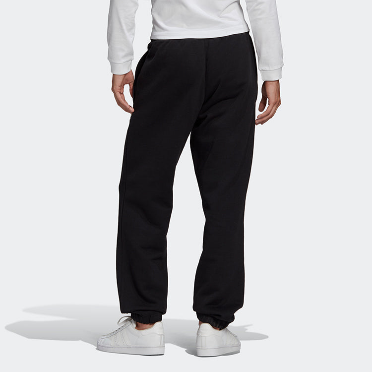 adidas originals Running Training Stay Warm Lacing Casual Sports Pants Black GN2334