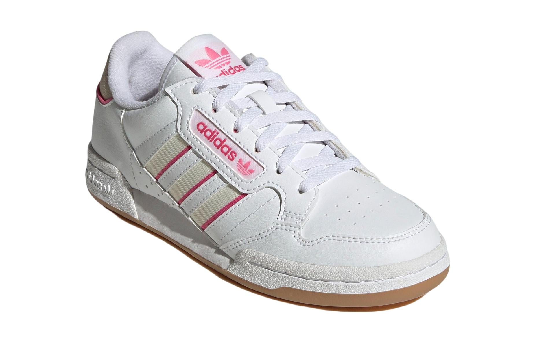 (GS) adidas Continental 80 Stripes 'White Solar Pink' GY9349