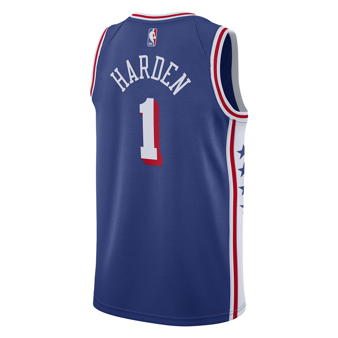Nike Dri-FIT NBA Swingman Jersey 2023/24 Icon Edition 'Philadelphia 76ers James Harden' DX8620-400