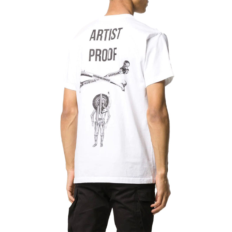 Men's NEIGHBORHOOD Artist Proof Printing White 201PCKSNST01S