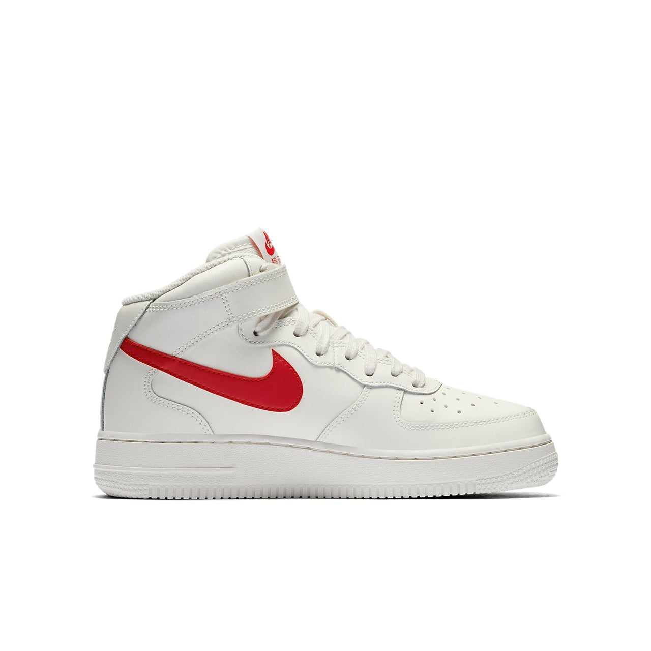 (GS) Nike Air Force 1 Mid 'White Red' 314195-126
