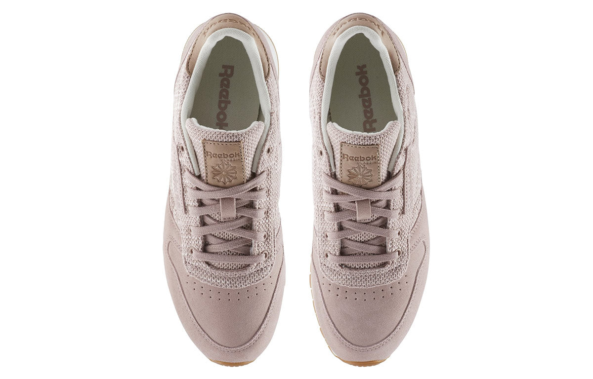 (WMNS) Reebok Classic Leather EBK Running Shoes Pink BS7951