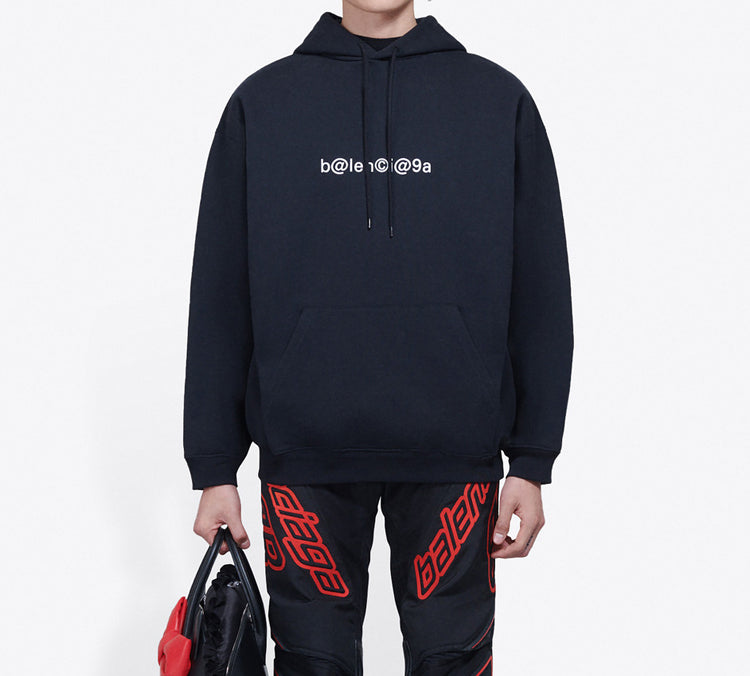 Men's Balenciaga Symbolic Chest Logo Black 570811TIV511070