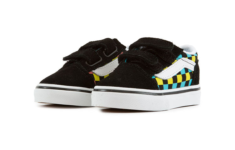 (TD) Vans Old Skool V 'Neon Glow Checkerboard' VN0A38JN30M