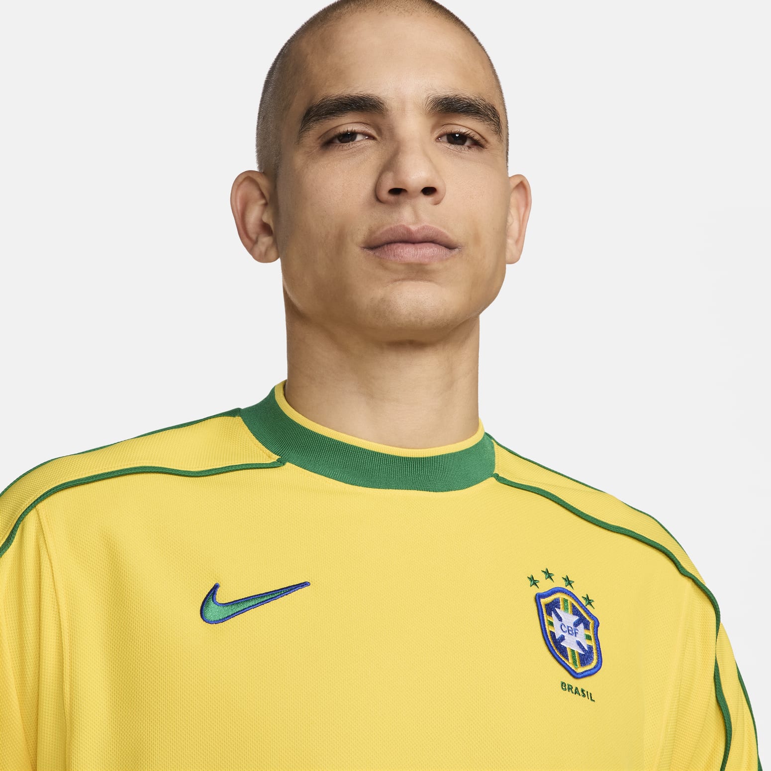 Nike Brazil 1998 World Cup Remake Kit Jersey 'Yellow' FZ6682-741