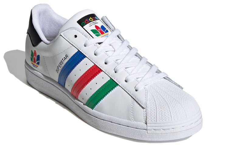 adidas Superstar 'Colorful Trefoil - Cloud White' FU9521