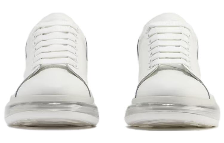 Alexander McQueen Iridescent Oversized Sneakers 'White Clear Sole' 610812WHXM29071