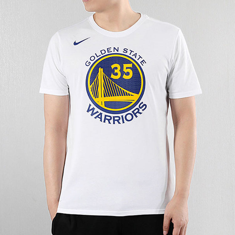 Nike Dri-Fit Golden State Warriors NBA Short Sleeve Kevin Durant White 870775-103
