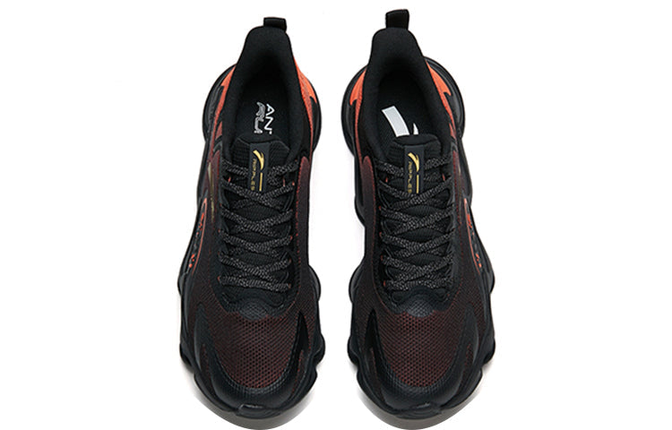 ANTA Runninng Series Sneakers 'Black Orange' 112215555-6