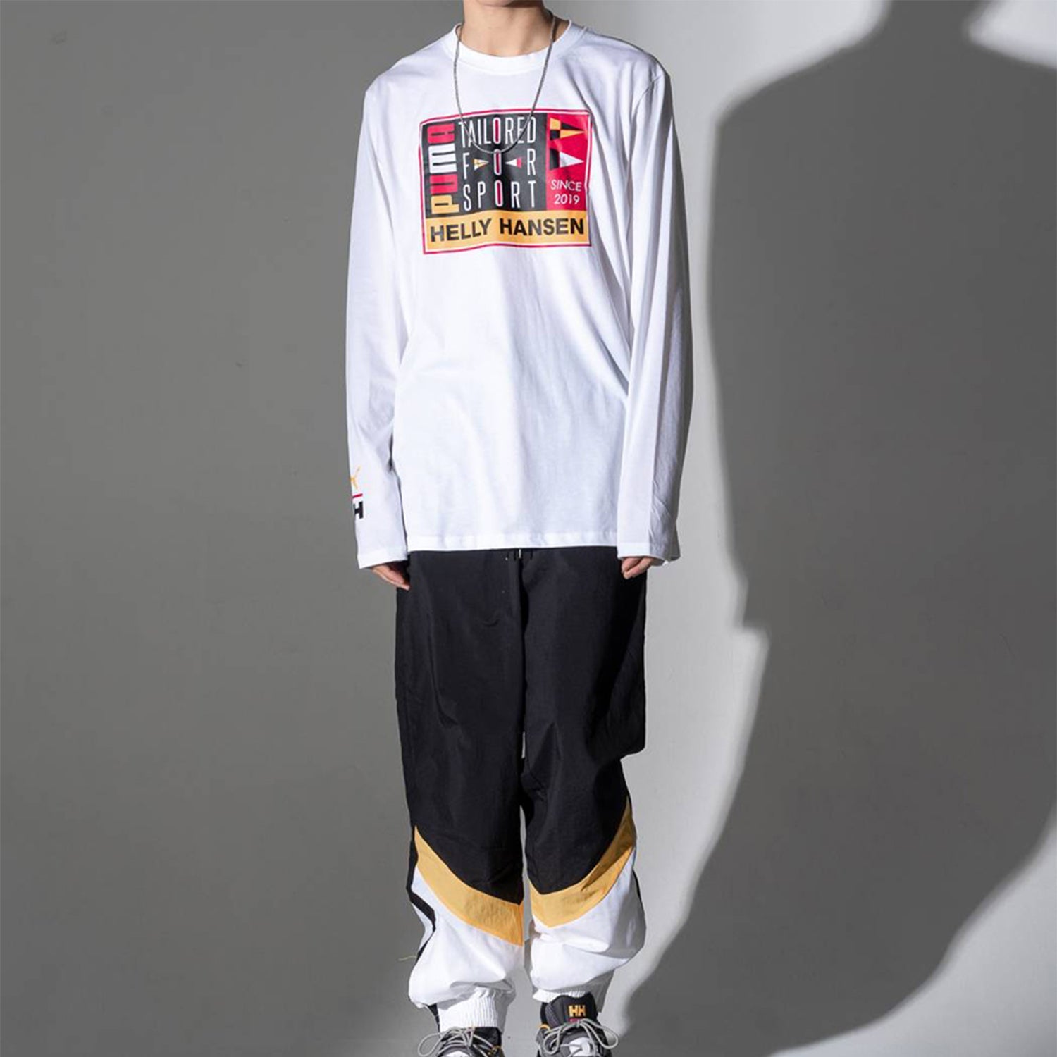 PUMA x HELLY HANSEN Print Long Sleeve Shirt White 597148-02