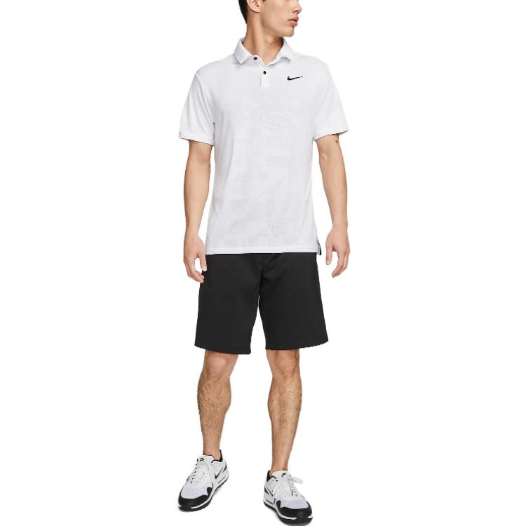 Nike Dri-FIT Tour Jacquard Golf Polo 'White' DR5304-100