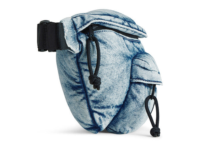 Balenciaga Explorer Beltpack Denim 'Faded Blue' 7558032AAHB4652