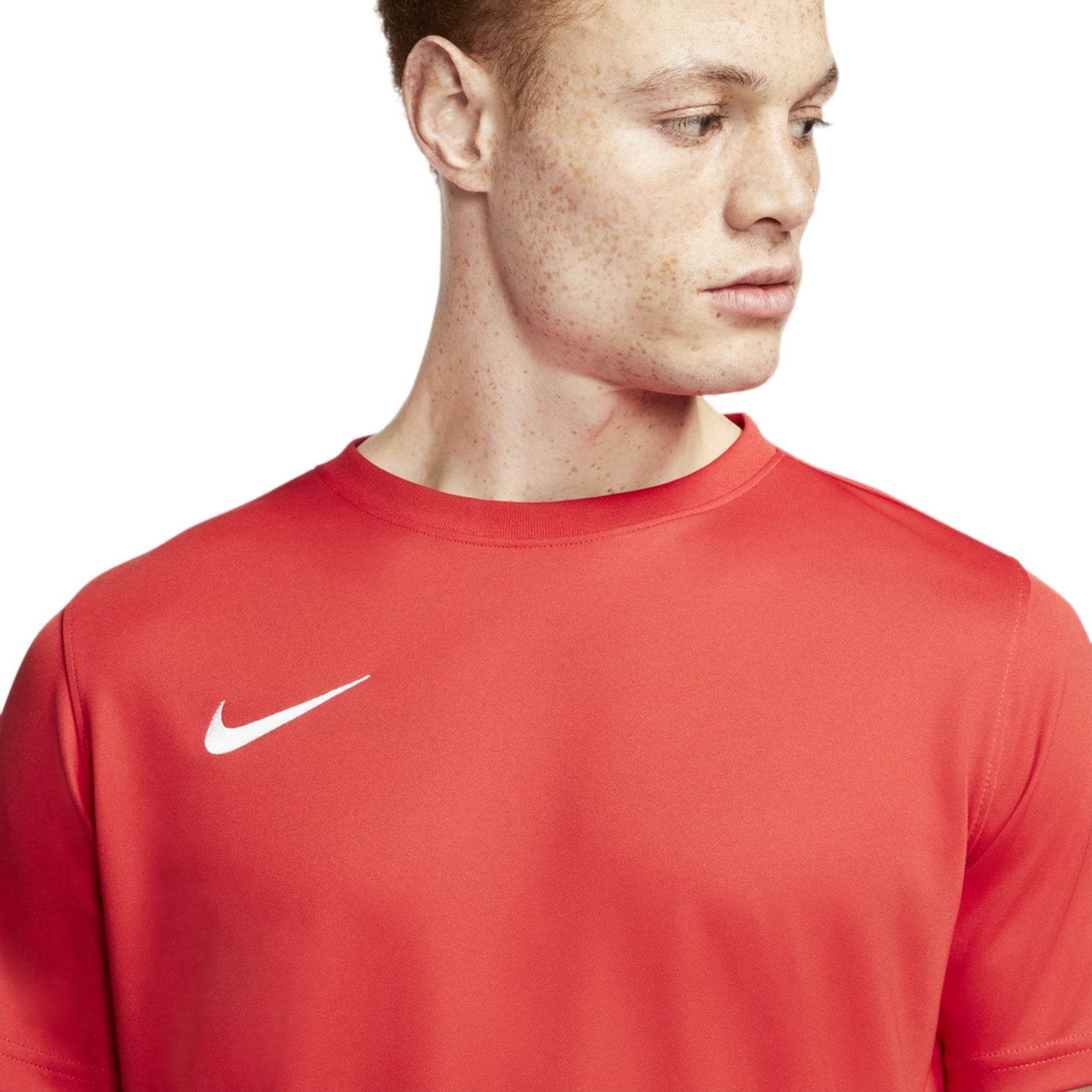 Men's Nike Dri-FIT Logo Printing Round Neck Pullover Short Sleeve Us Edition Orange Red T-Shirt BV6708-657