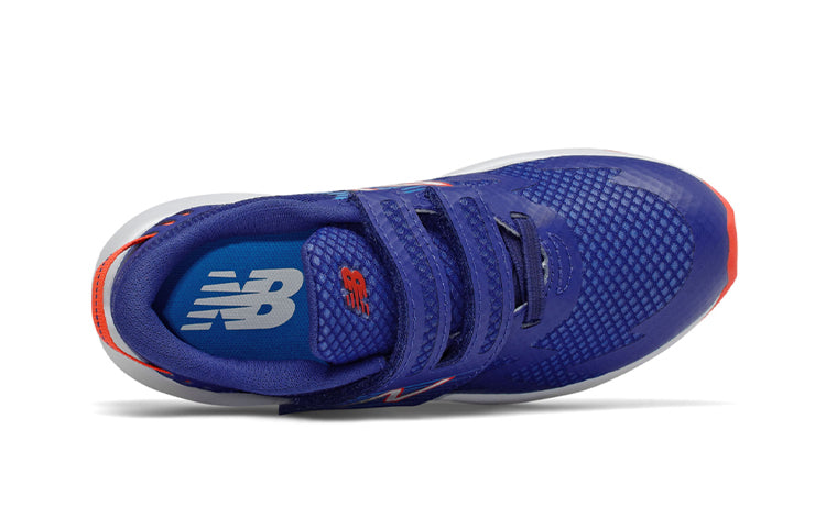 New Balance Kids' Hook and Loop Rave Run Blue PTRAVLM1