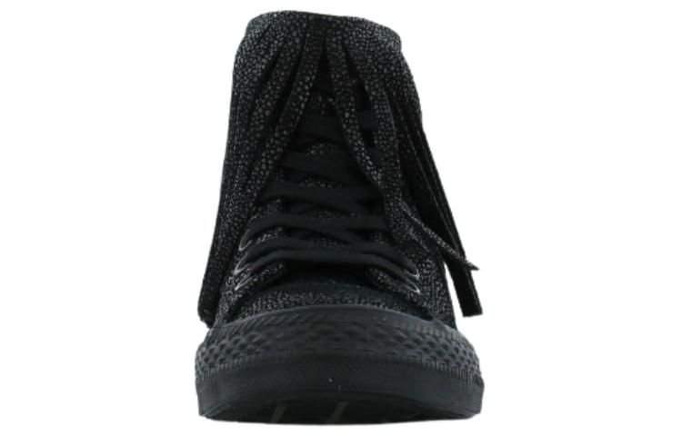 (WMNS) Converse Chuck Taylor All Star Fringe 'Black' 553331C