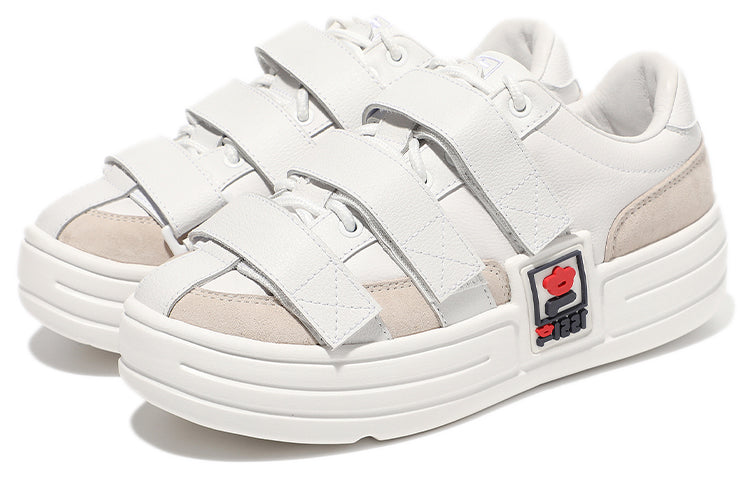 Pushbutton x FILA Unisex Sneakers Ivory/Coffee 1TM01750D_100