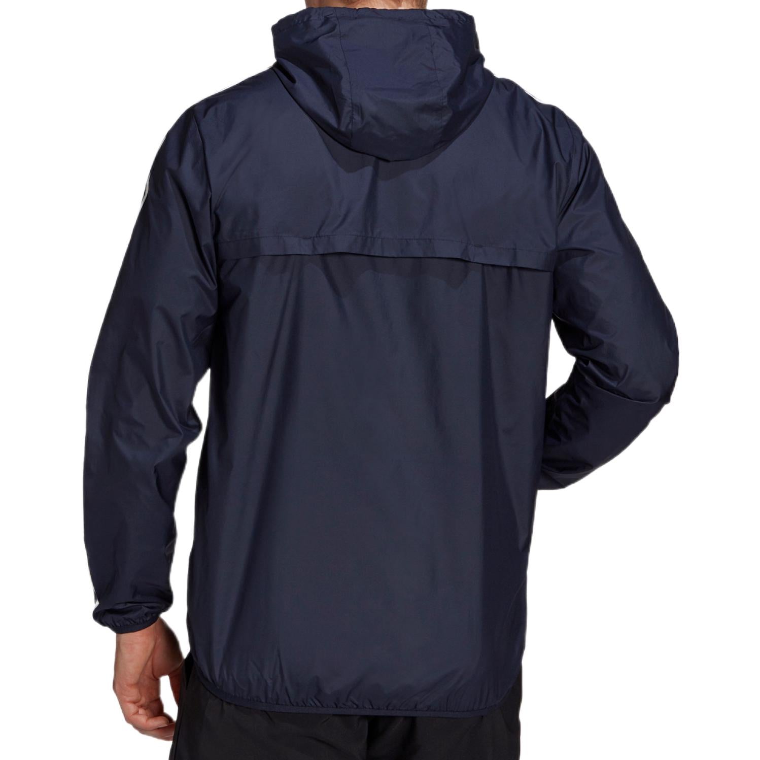 adidas Primegreen Essentials 3-Stripes Windbreaker Jacket 'Navy' GK9028