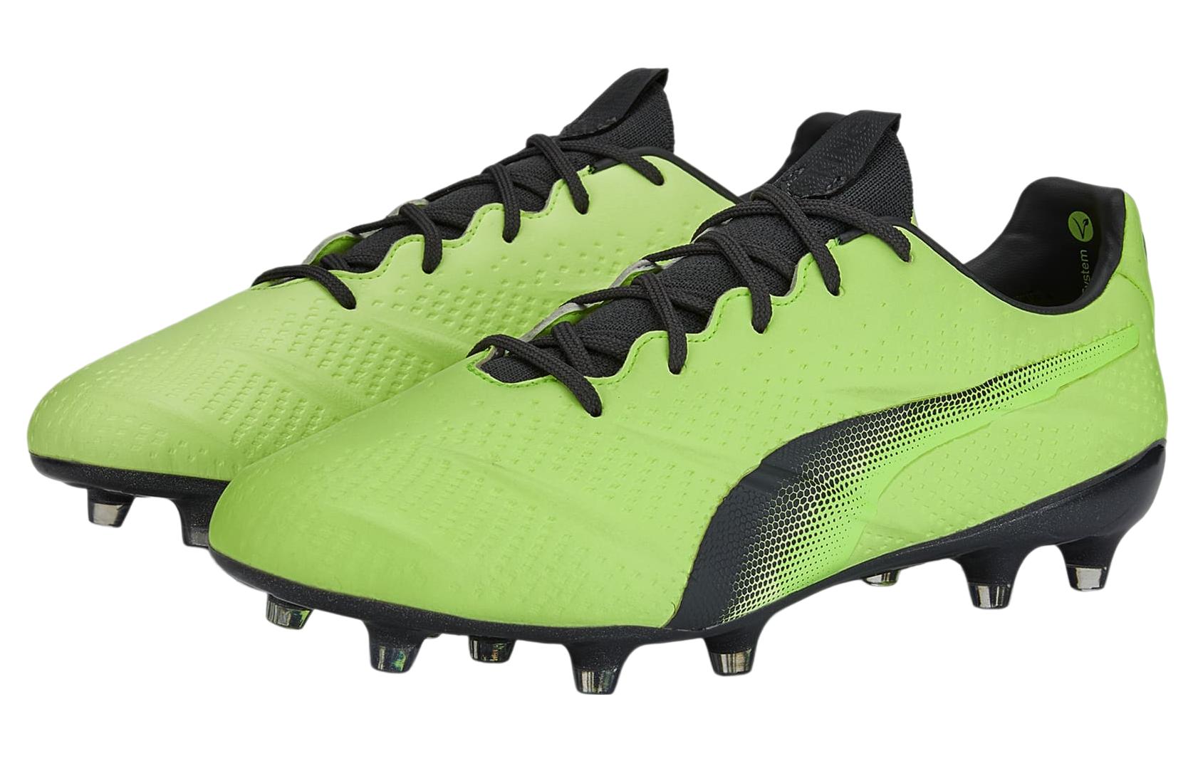PUMA King Platinum 21 Vegan FG AG 'Fizzy Light Black' 106675-03