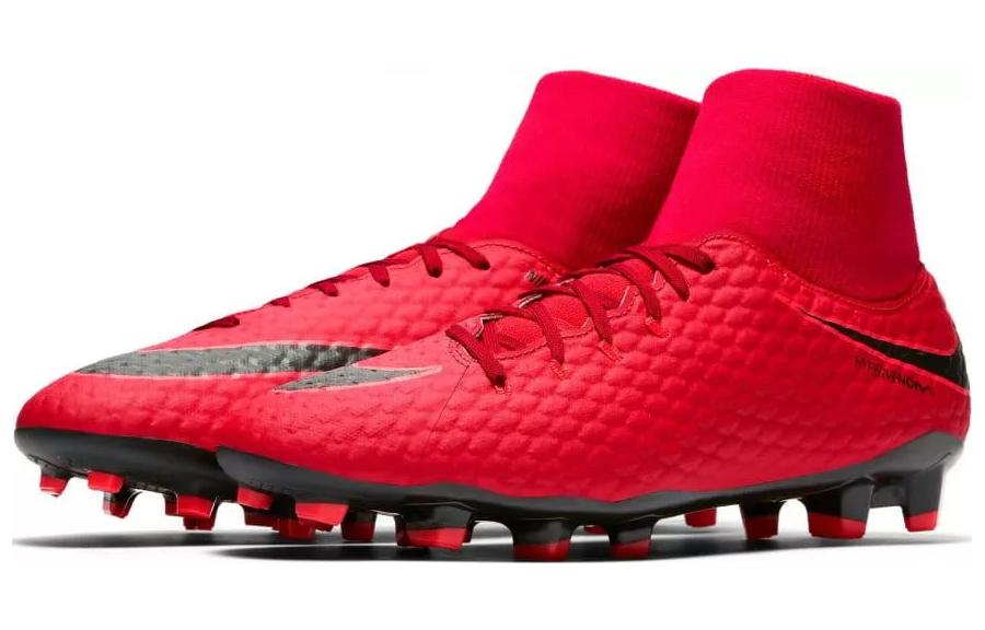 Nike HYPERVENOM PHELON 3 DF FG Firm Ground 'University Red' 917764-616