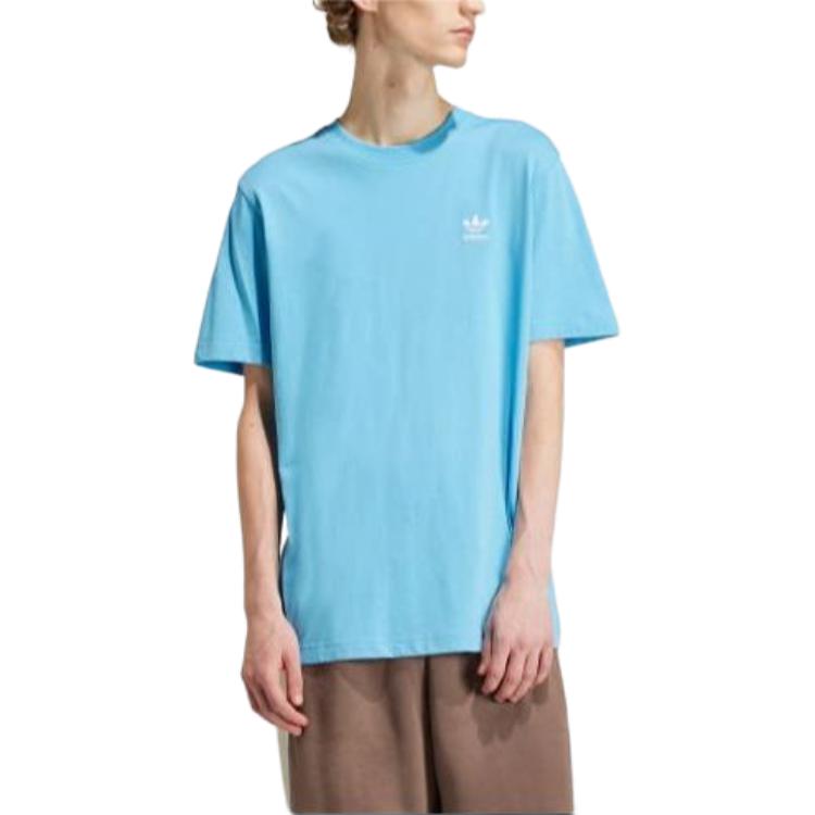 adidas Trefoil Essentials T-shirt Asia Sizing 'Blue' IU2358