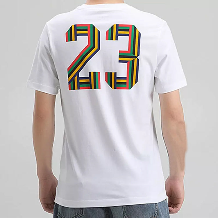 Air Jordan Sport Dna Jumpman Round Neck Short Sleeve White CU1975-100