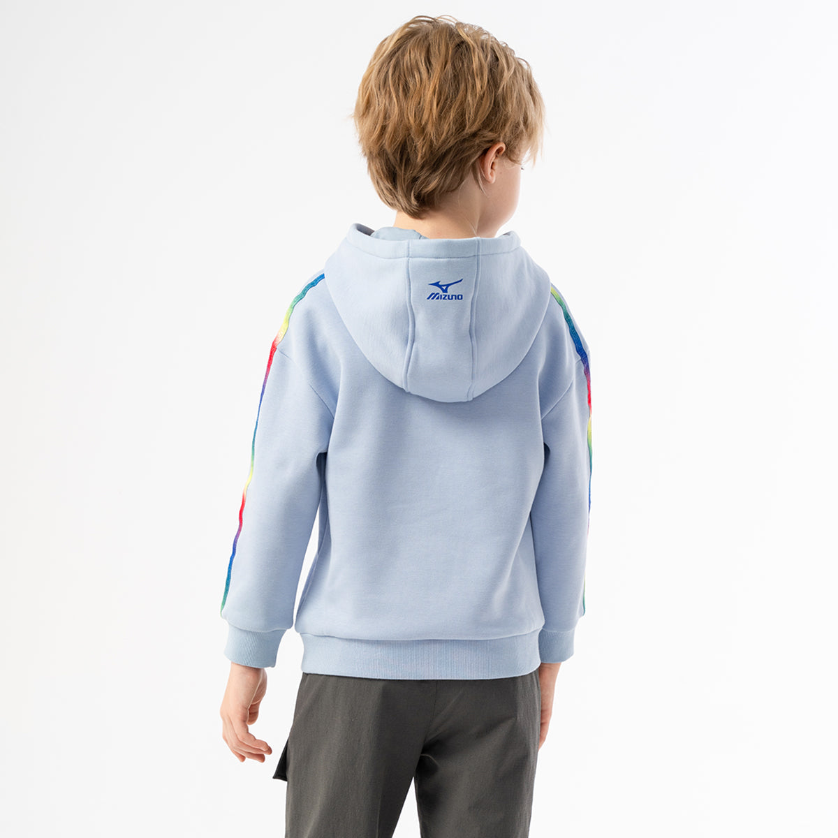 (GS) Mizuno Graphic Casual Hoodie 'Blue' 32CA3915
