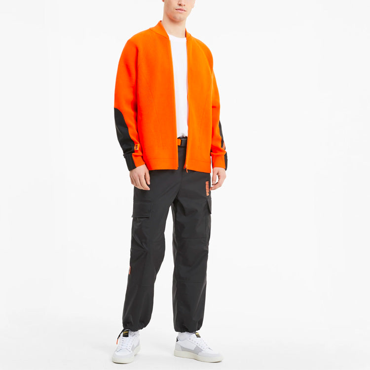PUMA x CENTRAL SAINT MARTINS Crossover Woven Contrasting Colors Casual Pants Black 598590-01