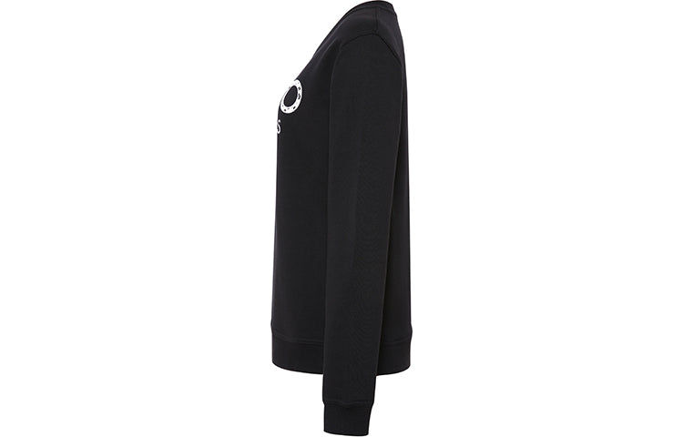 (WMNS) KENZO Logo Printing Sports Hoodie Black FA52SW707962-99