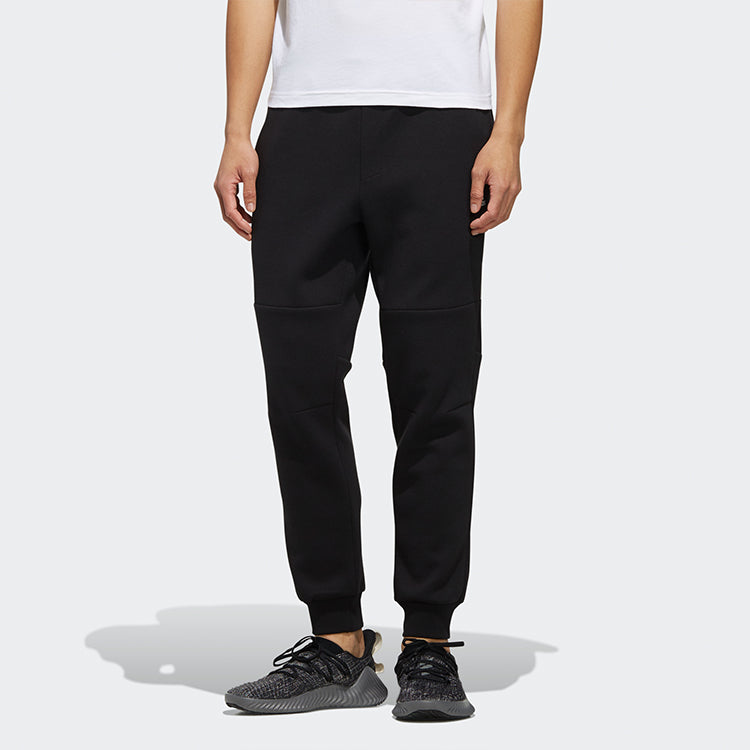adidas AI PNT Space Casual Sports Knit Long Pants Black FJ0237
