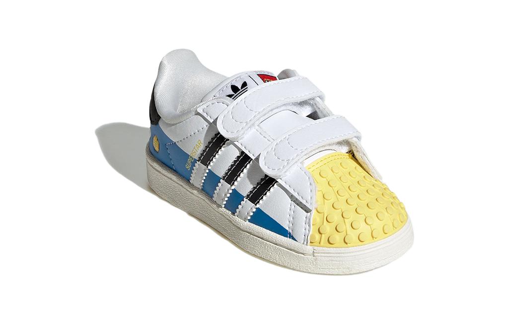(TD) adidas Superstar x LEGO 'White Yellow Blue' IF2913