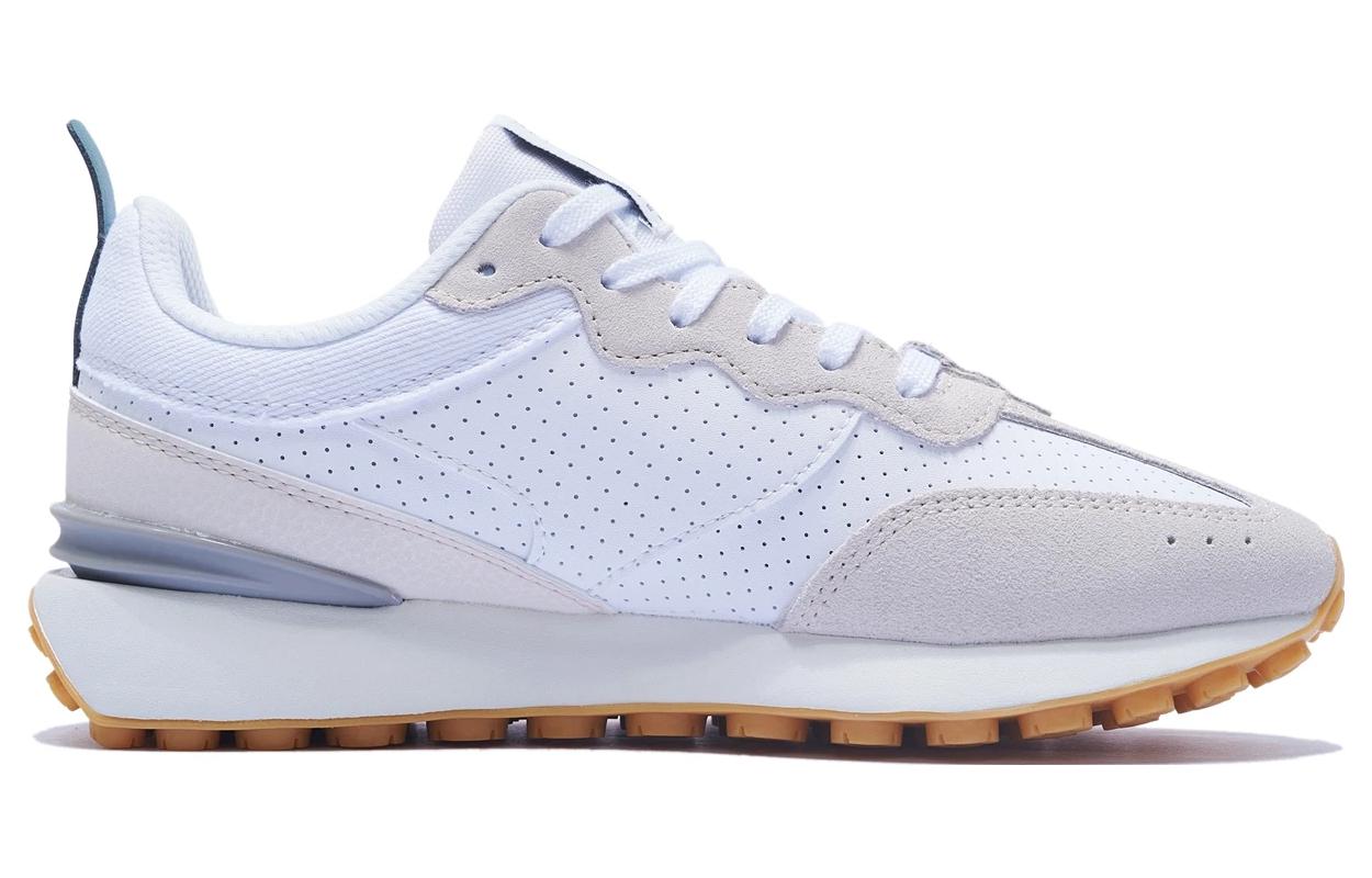 Li-Ning Cosmos Classic Trainers Retro Walking Shoes 'White Beige Teal' AGCT048-1