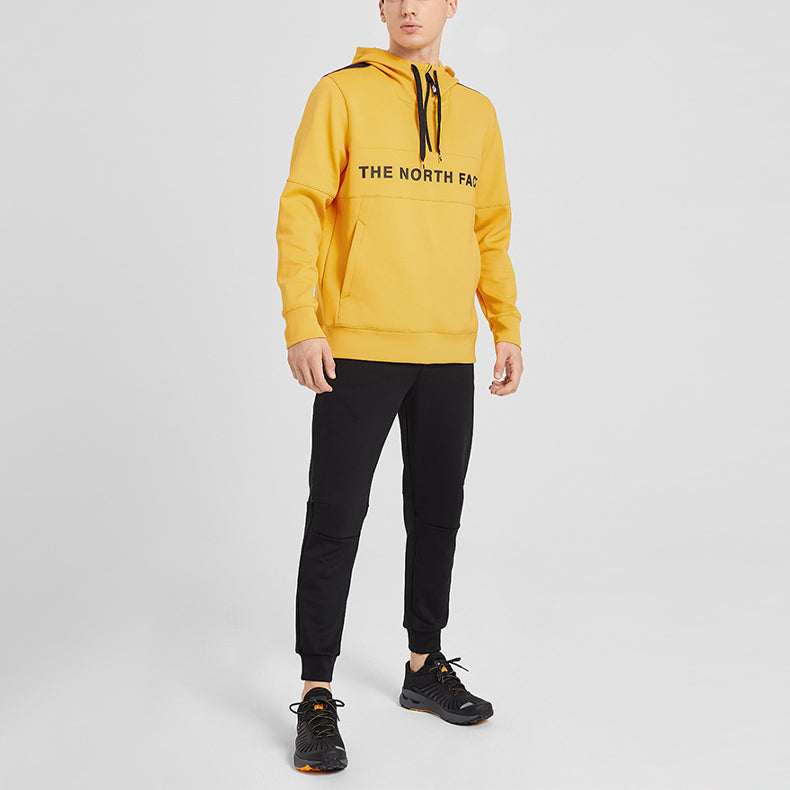 Men's THE NORTH FACE Knit Outdoor Sports Yellow 46HC-K02