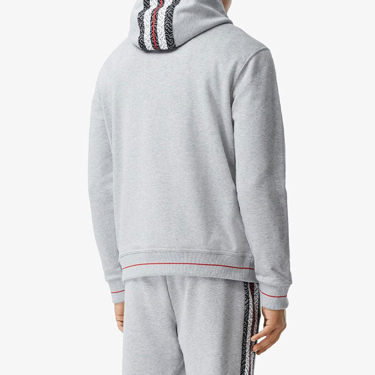 Men's Burberry Stripe Cotton Gray 80285161