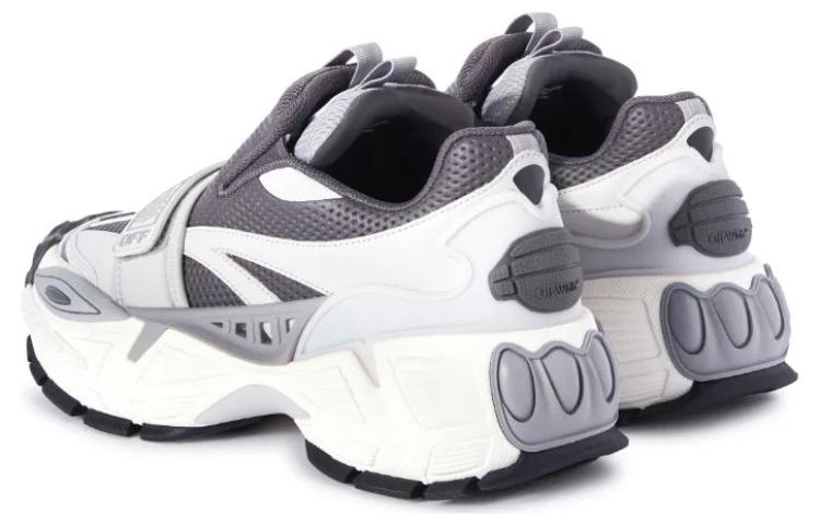 Off-White Glove colour-block panelled sneakers 'Dark Grey White' OMIA284S24LEA0010905