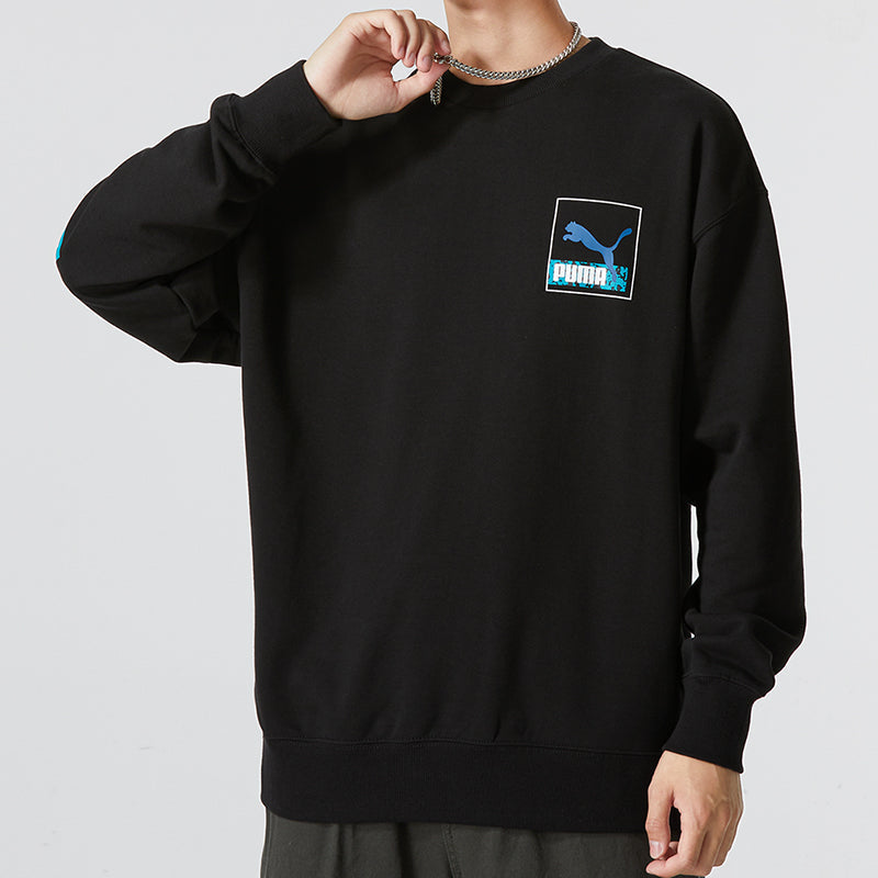 PUMA Brand Love Crew Sweatshirt 'Black' 537657-01