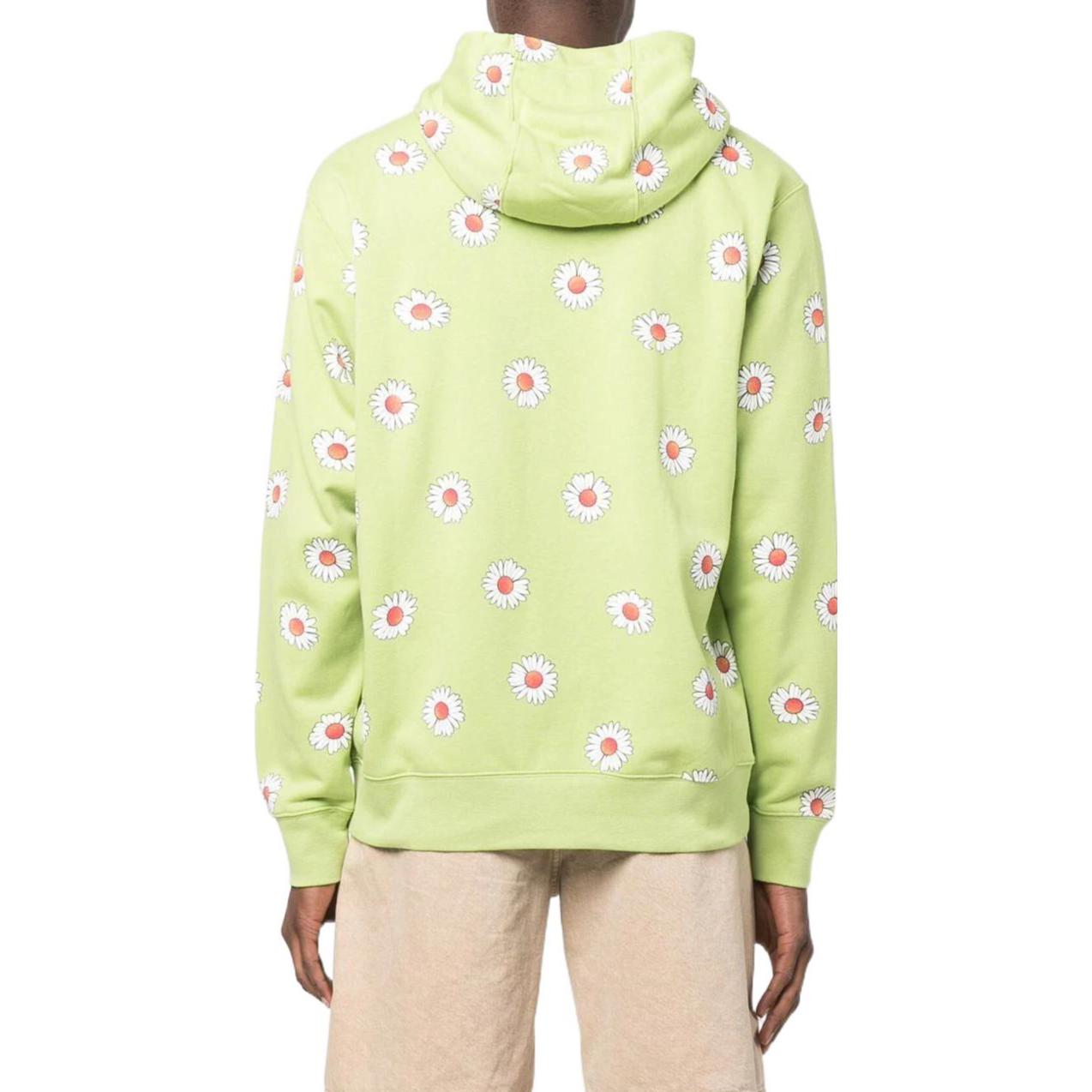 Men's Nike Daisy Printing Pullover Hooded Long Sleeves Green DM6907-332