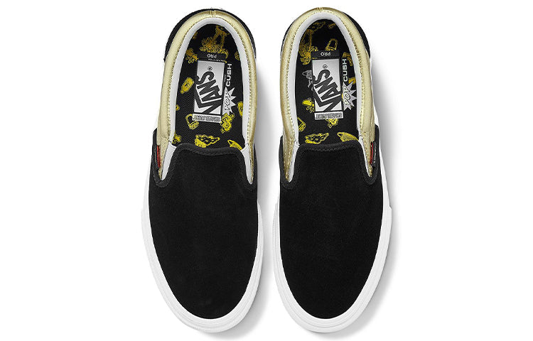 Vans Shake Junt x Slip-On Pro 'Black Gold' VN0A347V13L