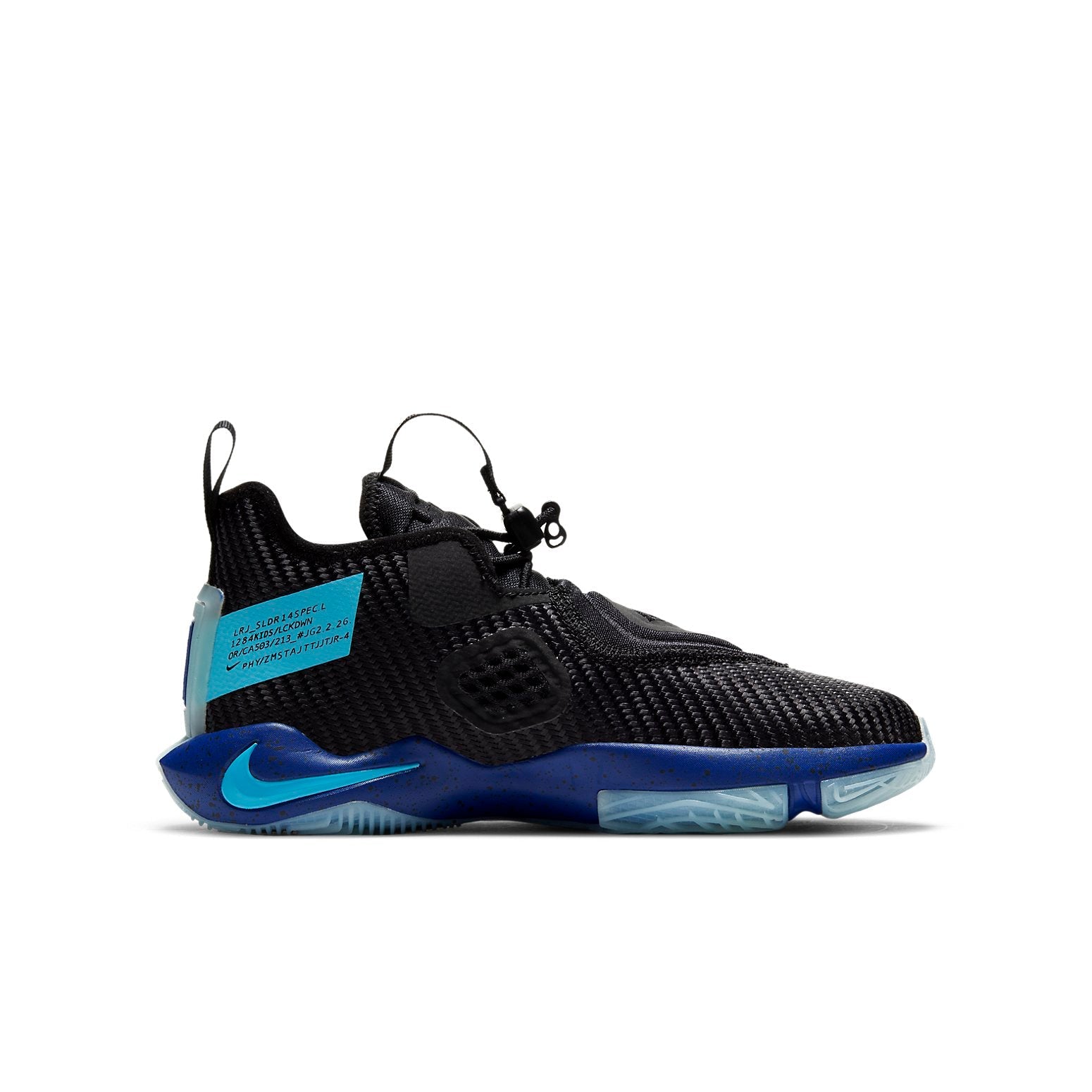 (GS) Nike LeBron Soldier 14 14 'Black Blue' CN8689-030