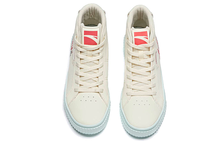 (WMNS) ANTA High Top Canvas Shoes 'Honey' 122018065-2